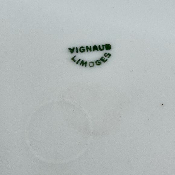 The Seville Vignaud Limoges Porcelain Salad Plates - Picture 4 of 9